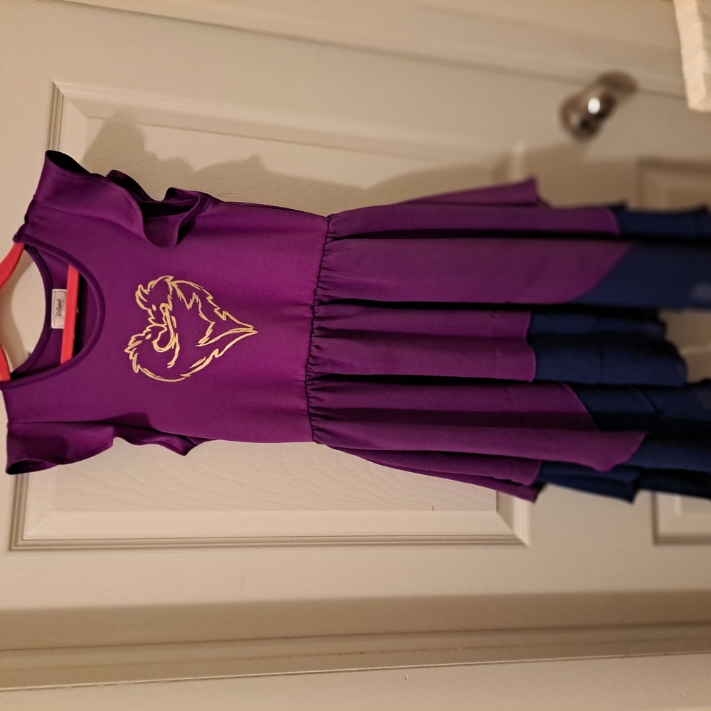 Descendants Mal Dress purple & blue